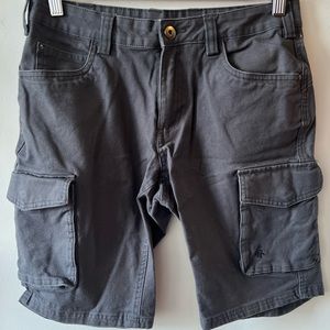 Woods Men's Gray Cargo Shorts 30